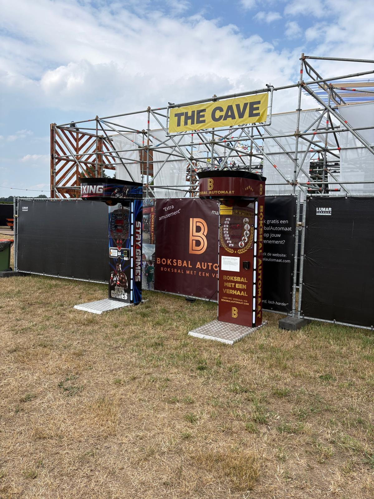 BoksbalAutomaat in The Cave bij Beatz & Bandz in Lottum